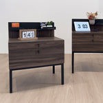 Nero bedroom furniture styled in a modern space