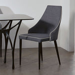 Charles dining chairs styled in a modern dining setting