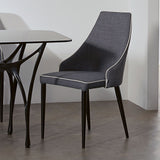 Charles dining chairs styled in a modern dining setting