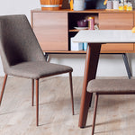 Henry dining chair with a clean modern silhouette