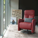Seva lounge chair styled in a modern home office