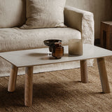 Bela coffee table styled in a contemporary living room