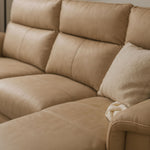 Austin sofa close up showing refined upholstery and stitching