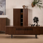 Louvre TV console styled in a modern living room