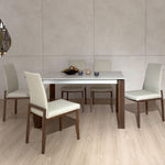 Carment dining set front view showcasing table design