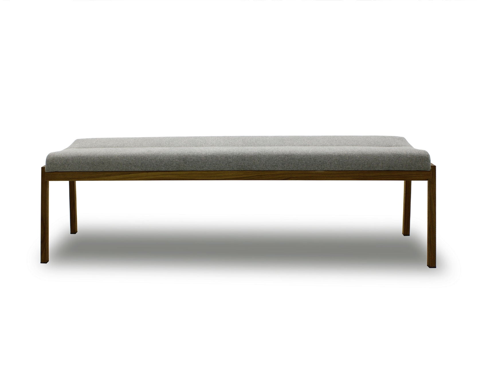 Flex dining bench shown from an alternate angle