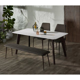 Carrara dining set with Henry chairs