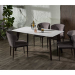 Carrara dining set with Wing chairs