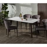 Carrara dining set with Wing chairs