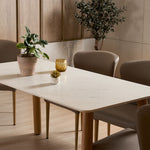 Bela dining table with a refined contemporary finish