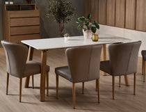 Bela dining table shown from an alternate angle