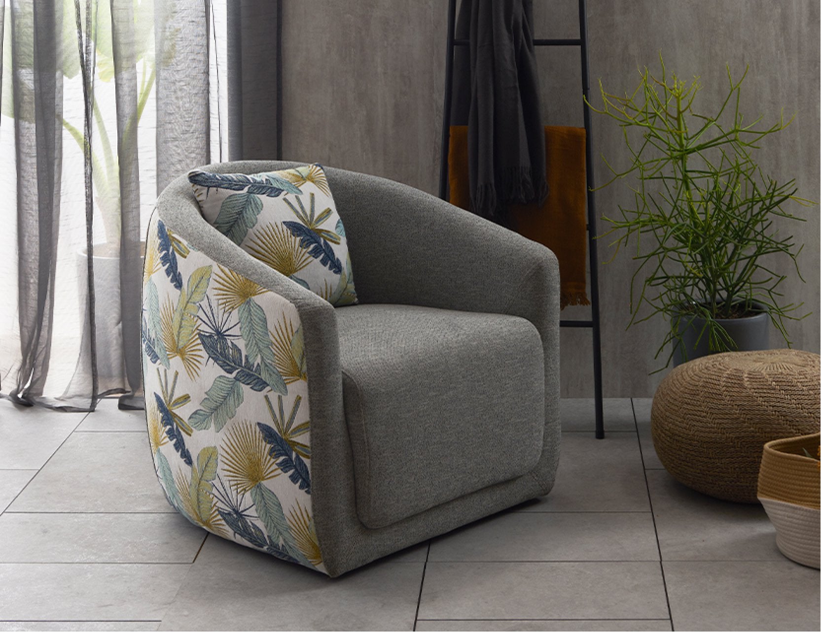 Hatch lounge chair styled for a relaxed workspace