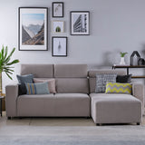 Karl fabric sofa highlighting its structured silhouette