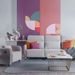 Homer fabric sofa shown from a different angle