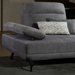 Truso fabric sofa styled in a bright contemporary interior