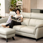 Borges sofa shown in an extended seating configuration