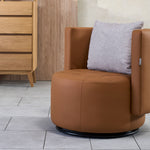 Club lounge chair with a soft contemporary silhouette