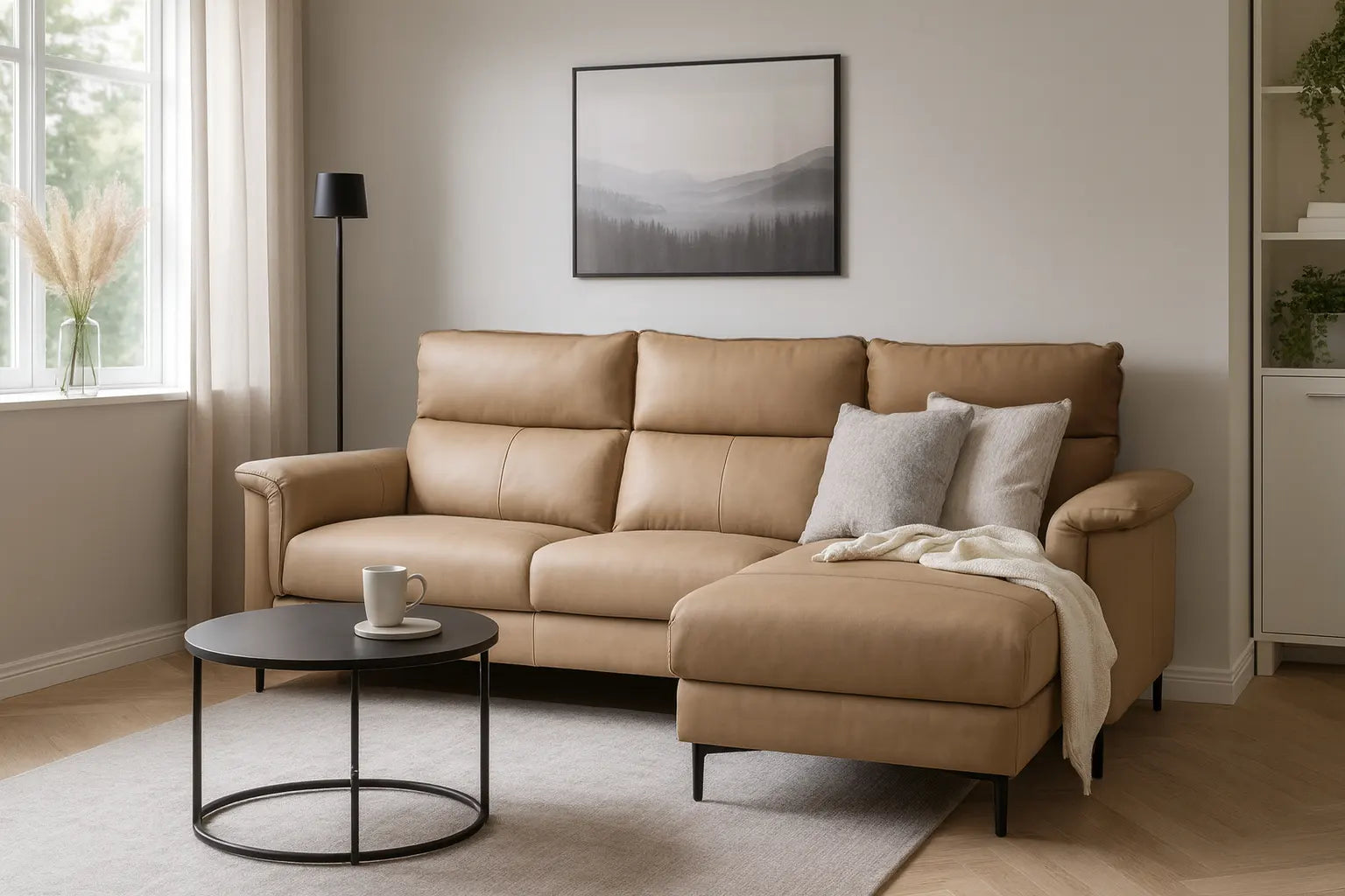 Austin sofa displayed in a full profile view