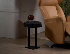 Ignis bedside table styled beside bed