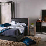 Storage furniture styled in a lifestyle setting