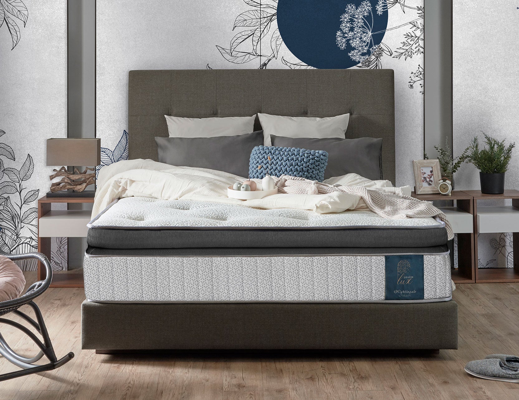 Altum bed frame shown from a different angle