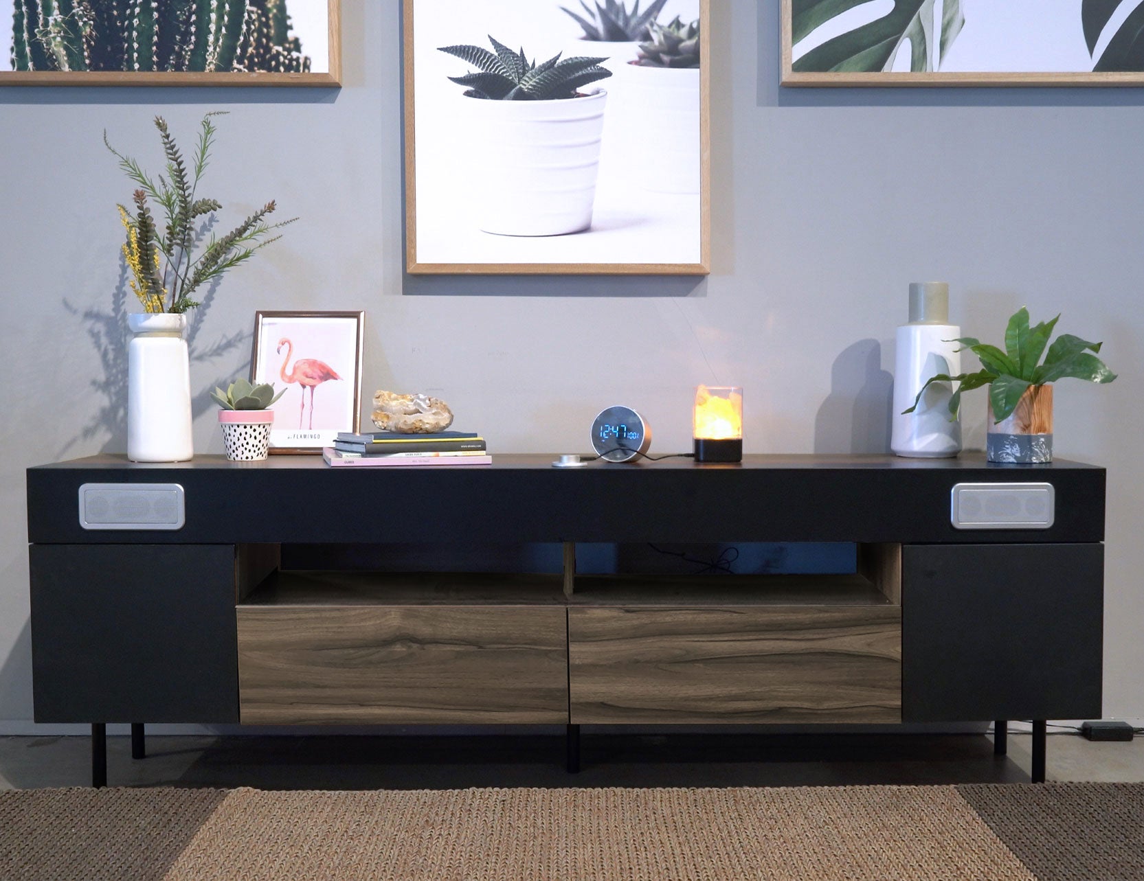 Muse TV console featuring a sleek contemporary design