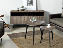 Amp desk paired with Dansk chair in a home office setting