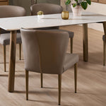 Anne dining chair with walnut veneer finish