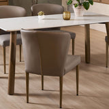 Anne dining chair with walnut veneer finish
