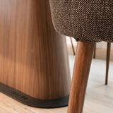 HENRY Dining Chair with Metal Woodgrain