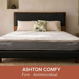 ASHTON Comfy High Resilient Polyurethane with Premium Pocketed Spring Support Foam Mattress