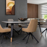 Nero dining set styled with Apex chairs