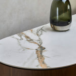 Fluto TV console close up highlighting tabletop detail