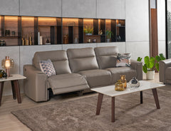 Grande three seater sofa styled in a contemporary living space
