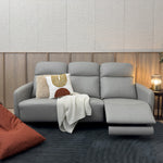 Homer leather sofa highlighting seat depth and comfort