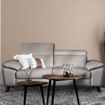 Marvin leather seater sofa in a contemporary setting