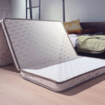 Trifold floor mattress for flexible lounging