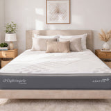 ASHTON Comfy High Resilient Polyurethane with Premium Pocketed Spring Support Foam Mattress