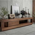 Max TV console styled in a modern living space