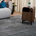 Moon bedside table with a minimalist design
