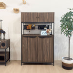 Nero storage cabinet with a clean modern silhouette
