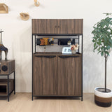 Nero storage cabinet with a clean modern silhouette