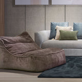 Beanbag chair designed for relaxed lounging