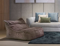 Beanbag chair designed for relaxed lounging
