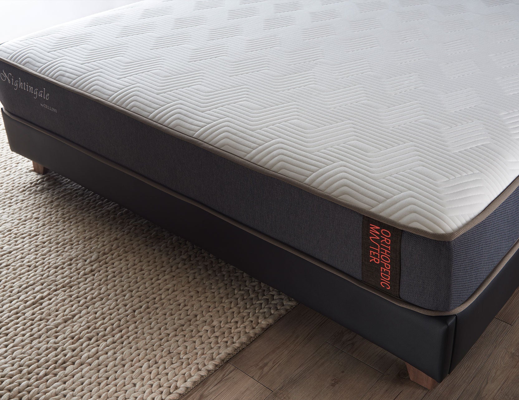 Orthopedic mattress designed for spinal support