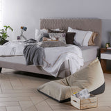 Ribb bed frame shown from an alternate angle