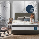 SEVILLE LUX Natural Latex ViroClean Antimicrobial Responsive Micro-spring Mattress