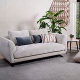 Evita fabric seater sofa with a modern streamlined design