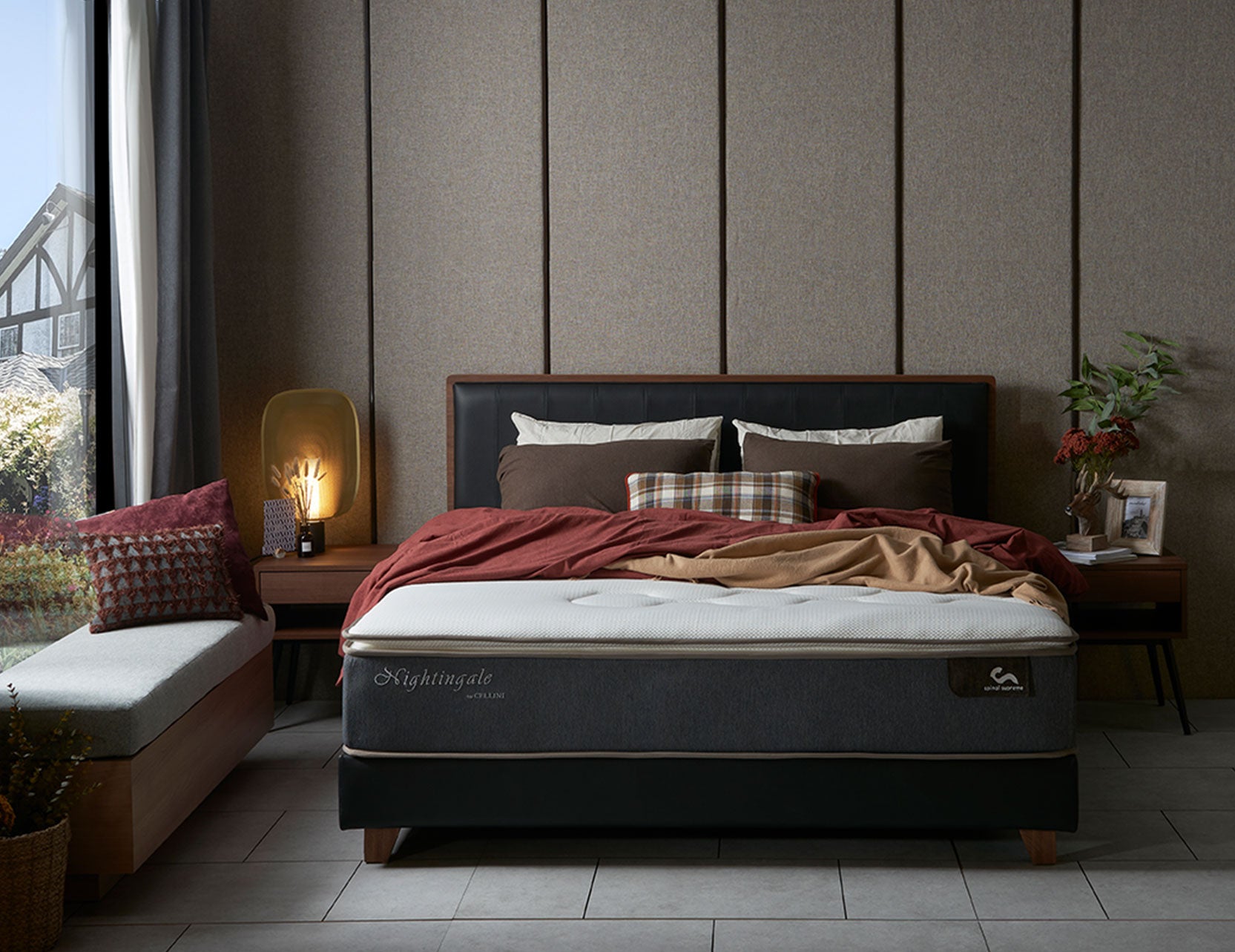 Spinal mattress shown from a different angle