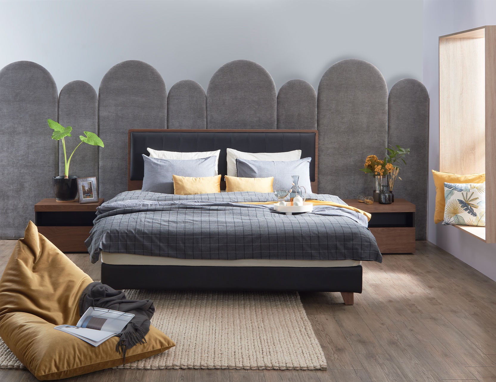 Trinity bed frame designed for modern bedrooms